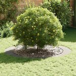 vidaXL adapté pour anneau d'arbre plat Argent Ø90 / 120 cm