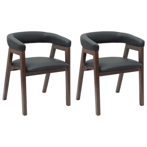 vidaXL Chaises de salle à manger 2 Pièces Marron Clair 54 x 57 x 73 cm