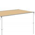 vidaXL Auvent de camping-car et caravane 4x2 5x2 15 m Beige