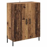 vidaXL Haut Armoire Bois Ancien 69 5 x 34 x 180 cm Bois d'ingénierie