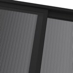 vidaXL Belvédère avec toit Anthracite 4x3x2 5 m Aluminium et acier