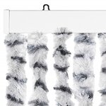 vidaXL Moustiquaire Gris clair et gris foncé 56x185 cm Chenille