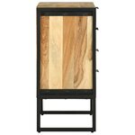 vidaXL Buffet Marron 50 x 35 x 75 cm Bois d'acacia massif