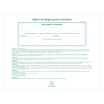 Registre des dangers graves et imminents 24x32 20 pages EXACOMPTA