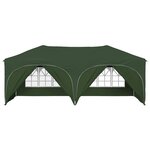 vidaXL Tente de fête pop-up 575 x 288 x 245 cm Vert Tissu Oxford