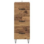 vidaXL Buffet Bois ancien 34 x 34 5 x 90 cm Bois d'ingénierie