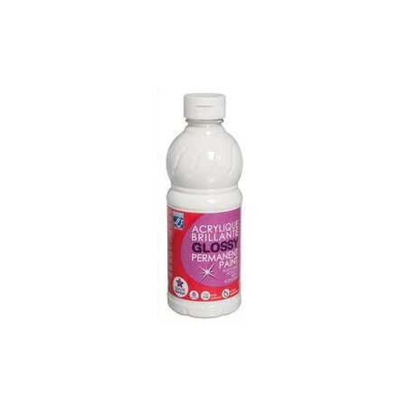 Flacon de 500ml Glossy Color& Co / Blanc LEFRANC BOURGEOIS