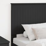 vidaXL Tête de lit avec tête de lit Chêne noir 90 cm Bois d'ingénierie