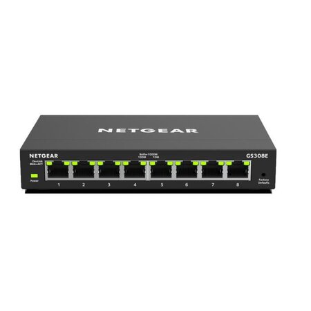 NETGEAR Switch Gigabit Ethernet Smart Managed Plus 8 Ports