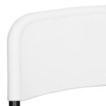 vidaXL Chaises de jardin pliables lot de 4 PEHD Blanc