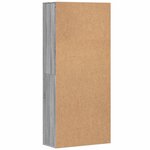 vidaXL Buffet haut sonoma gris 80x35x180 cm bois d'ingénierie