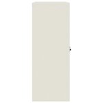 vidaXL Classeur blanc 90x40x105 cm acier