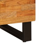 vidaXL Meuble d'appoint Marron 80 x 33 x 75 cm Bois de mangue massif