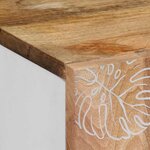 vidaXL Buffet 60x33 5x75 cm bois de manguier massif
