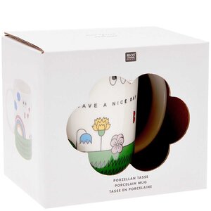 Tasse en porcelaine - cartoon - Eye Candy - 9 5 cm