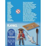 Playmobil - 70598 - pirate avec bébé requin
