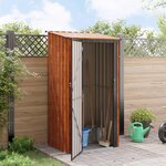 vidaXL Cabanons de jardin Marron 103 x 86 x 200 cm Métал