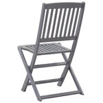 vidaXL Chaises pliables d'extérieur lot de 6 Bois d'acacia solide