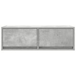vidaXL Meubles TV 2 Pièces gris béton 80x31x25 5 cm bois d'ingénierie