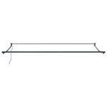 vidaXL Auvent Rétractable Jaune et Orange 400 × 350 cm Tissu et Métal