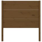 vidaXL Tête de lit Marron miel 81x4x100 cm Bois massif de pin