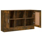 vidaXL Buffet Chêne fumé 120x30 5x70 cm Bois d'ingénierie