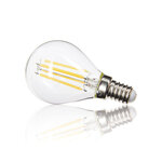 Ampoule à filament led p45  culot e14  4w cons. (40w eq.)  lumière blanc chaud