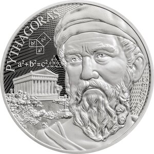 Monnaie PYTHAGORAS Science Explained 1 Oz Argent 2$ Niue 2025 (PRÉCOMMANDE)