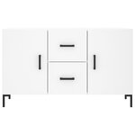 vidaXL Buffet blanc 100x36x60 cm bois d'ingénierie