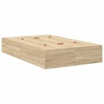 vidaXL Cadre de lit Chêne sonoma 200 x 120 x 31 5 cm Bois d'ingénierie