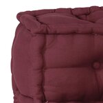 vidaXL Pouf modulaire marron 140x70x36 tissu