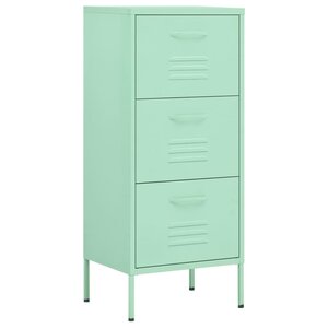 vidaXL Armoire de rangement Vert menthe 42 5x35x101 5 cm Acier