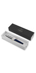 Parker jotter stylo roller  bleu royal  recharge noire pointe fine  coffret cadeau