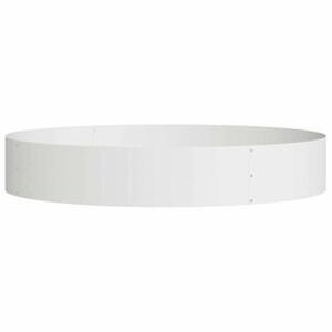 vidaXL Anneau de jardinière Blanc 120 x 120 x 20 cm