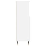 vidaXL Armoire de salle de bain blanc 30x30x100 cm bois d'ingénierie