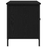 vidaXL Meuble TV Chêne noir 100 x 40 x 50 cm Bois d'ingénierie