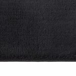 vidaXL Tapis shaggy noir 240x305 cm polyester
