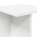 vidaXL Support de Plante 2 pièces Blanc 25 x 25 5 x 60 5 cm