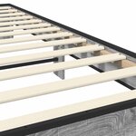 vidaXL Cadre de lit Sonoma gris 80 x 200 cm Bois d'ingénierie