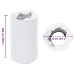 vidaXL Conduit de ventilation aluminium et PVC 6 m Ø10 cm