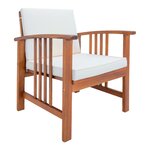 Salon de jardin 4 pièces bois d'acacia naturel beige 03_0010526