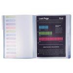 Trieur Polypropylène 3 Rabats 12 Compartiments Opak - Couleurs Assorties - X 10 - Exacompta