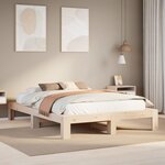 vidaXL Cadre de lit sans matelas 150x200 cm bois de pin massif