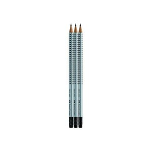Blister 3 Crayons Grip 2001 Bout Gomme HB x 10 FABER-CASTELL