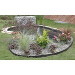 Nature Bordure de jardin 14 cm x 10 m 7 mm Noir