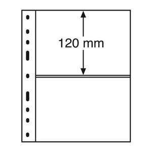Recharges transparentes Optima à 2 bandes pour cartes postales  billets de banque.