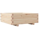 vidaXL Jardinière 70x70x26 5 cm bois de pin massif