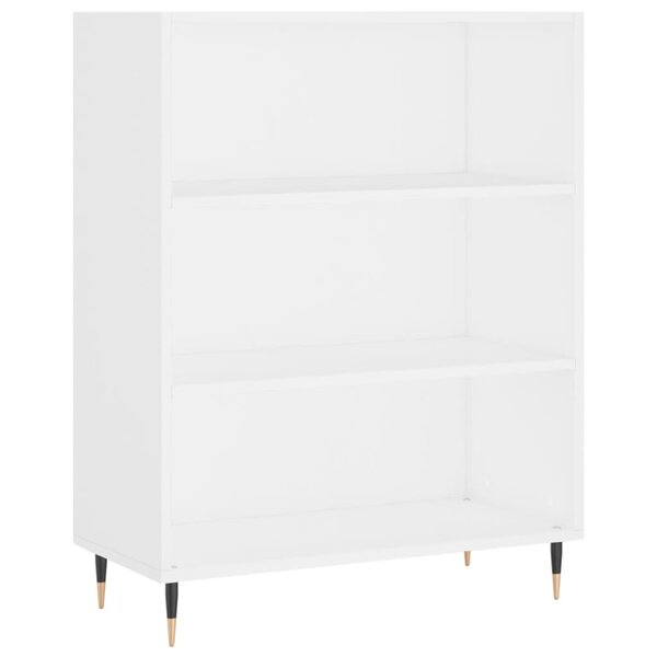 vidaXL Bibliothèque blanc 69 5x32 5x90 cm bois d'ingénierie