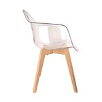 Fauteuil scandinave en polypropylène (lot de 2)