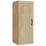 vidaXL Armoire suspendue Chêne sonoma 35x34x90 cm Bois d'ingénierie